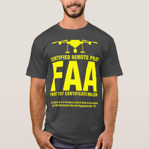 T-shirt FAA Certified Drone Pilot Funny Don pour Remote