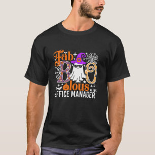 T-shirt Fab Boo Lous Gestionnaire de bureau Funny Hallowee