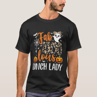 T-shirt Fab Boo Lous Lunch Lady Équipe Enseignant Hallowee