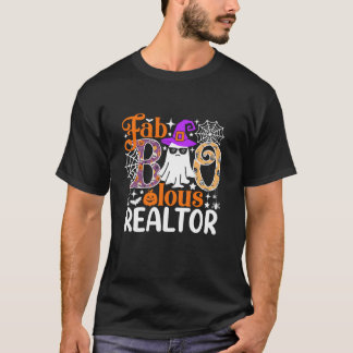 T-shirt Fab Boo Lous Realtor Funny Costume Halloween T Shi