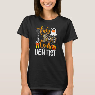T-shirt Fabole Dentiste Leopard Boo Dental Hygiéniste Hal