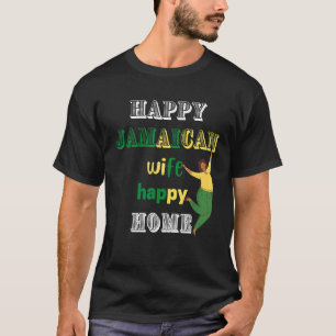 T-shirt Fabolisante idée de maison heureuse jamaïcaine dra
