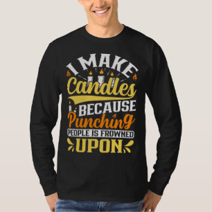 T-shirt Fabrication de bougies artisanat de bougie artiste