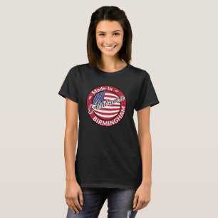 T-shirt Fabriqué à Birmingham Alabama Drapeau des étoil