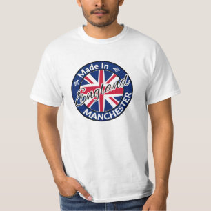 T-shirt Fabriqué à Manchester Angleterre Union Jack Drap