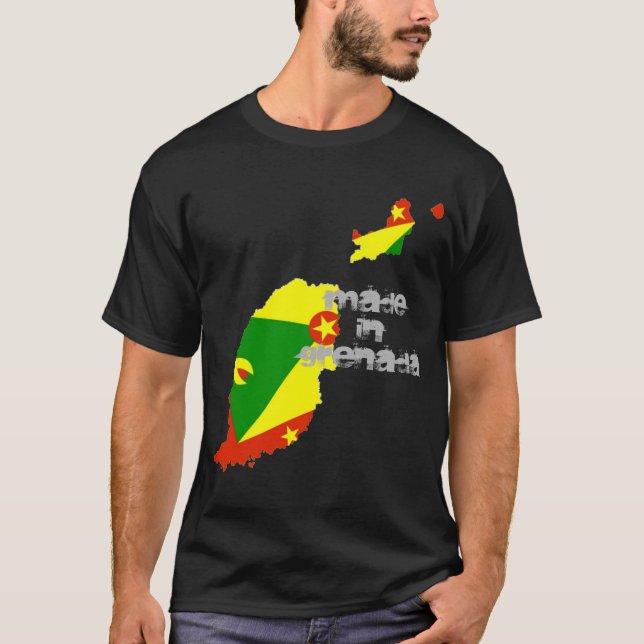 T-shirt Fabriqué au Grenada (Devant)