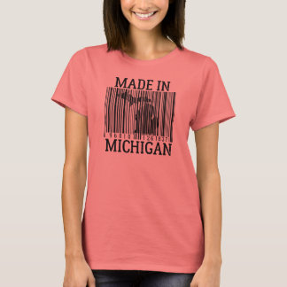 T-shirt Fabriqué Au Michigan Barcode Ring Tee