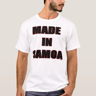 T-shirt Fabriqué au Samoa (jante rouge)