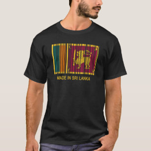 T-shirt Fabriqué au Sri Lanka Indicatif