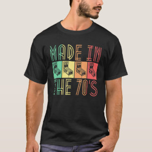 T-shirt Fabriqué Dans L'Arcade Rétro les années 70 Pinball