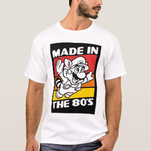 T-shirt fabriqué dans les années 80 Mario 