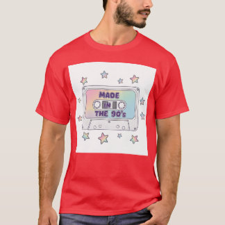 T-shirt Fabriqué dans les années 90 Cassette rétro Vector