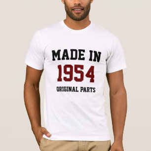 T-shirt "Fabriqué en 1954, Pièces d'Origine"