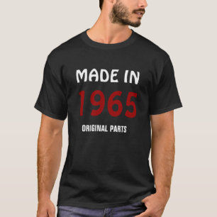 T-shirt Fabriqué en 1965, Pièces originales