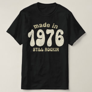 T-shirt Fabriqué en 1976, les chiffres vintages sont toujo