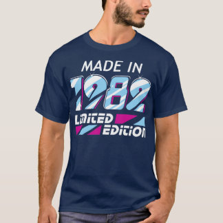 T-shirt Fabriqué en 1982 Toutes les pièces originales 1