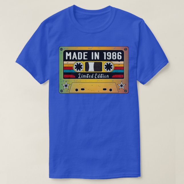 T-shirt Fabriqué en 1986 (Design devant)