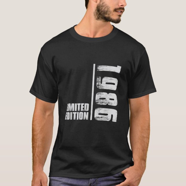 T-shirt Fabriqué en 1986 Édition limitée Cadeau 40 ans (Devant)
