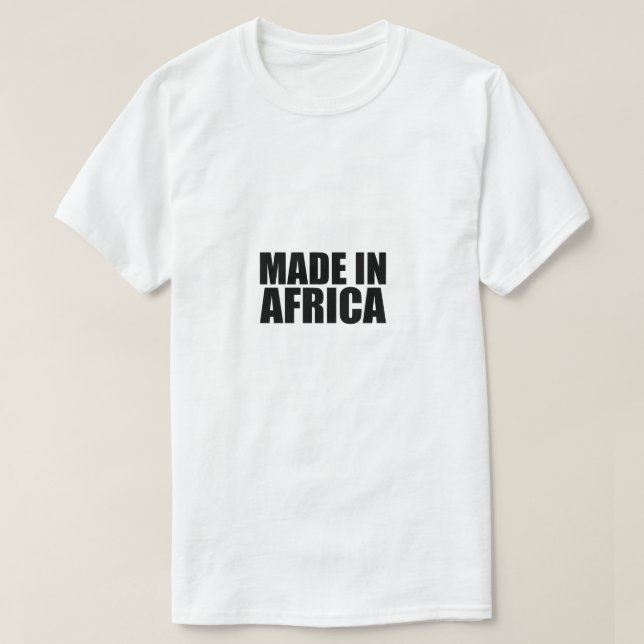 T-shirt Fabriqué en Afrique (Design devant)