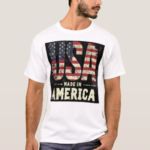 T-shirt Fabriqué En Amérique