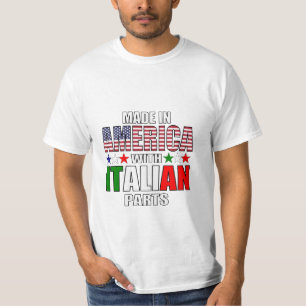 T-shirt Fabriqué en Amérique avec pièces italiennes