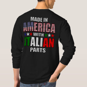 T-shirt Fabriqué en Amérique avec pièces italiennes