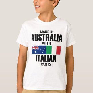 T-shirt Fabriqué en Australie avec des pièces italiennes