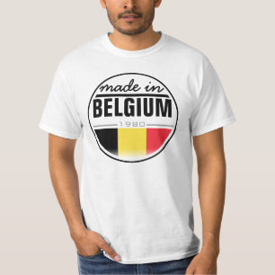 T-shirt Fabriqué en… "Belgique "