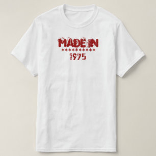 T-shirt Fabriqué en chemise 1975