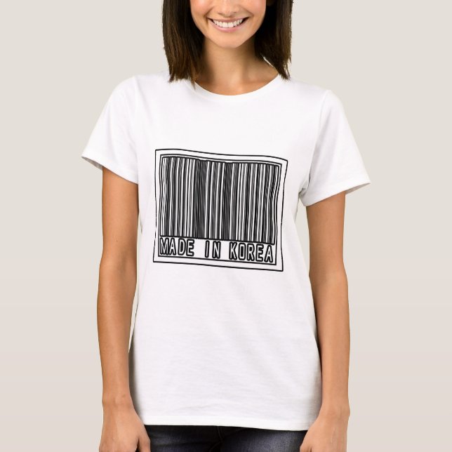 T-shirt Fabriqué En Corée (Devant)