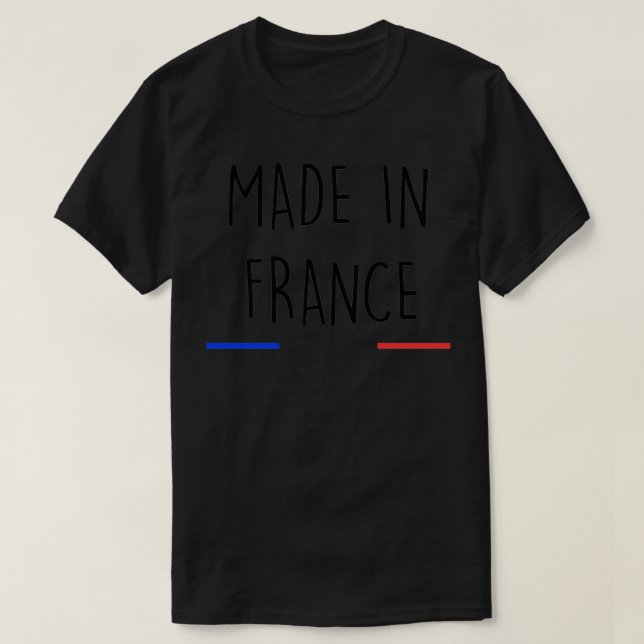 T-shirt fabriqué en France (Design devant)