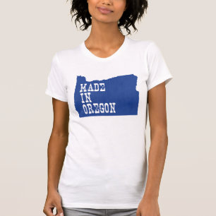 T-shirt Fabriqué en Oregon pour une femme de Webfoot en O