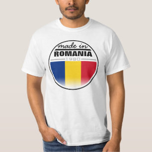T-shirt Fabriqué… en "Roumanie "