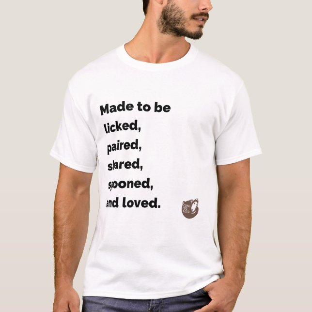 T-shirt Fabriqué Pour Être - Style Léger (Devant)