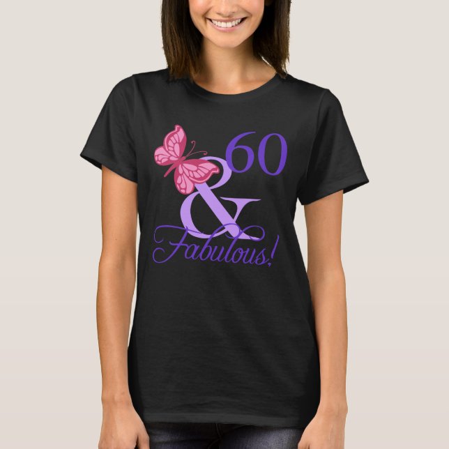 T-shirt Fabuleux 60e anniversaire pour les femmes (Devant)