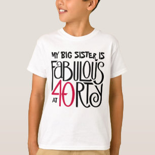 T-shirt Fabuleux à 40 rouges