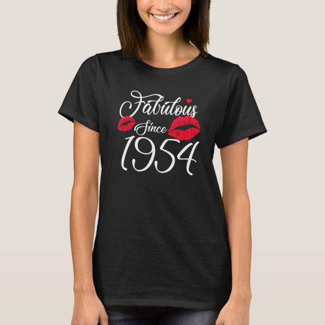 T-shirt Fabuleux depuis 1954 Chapitre 69 Anniversaire (Devant)