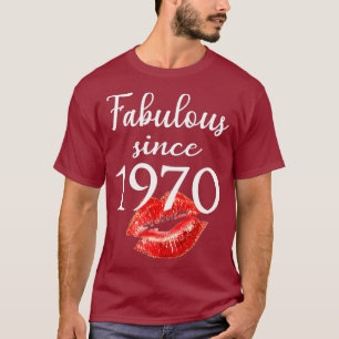 T-shirt Fabuleux depuis 1970 Chapitre 51 Cadeaux d'anniver