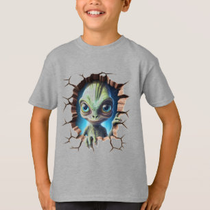 T-shirt Face Alien