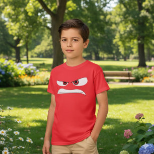 T-shirt Face de colère émotion