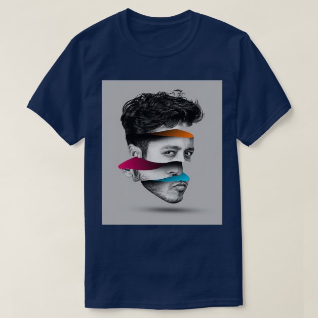 T-shirt face de coupe (Design devant)