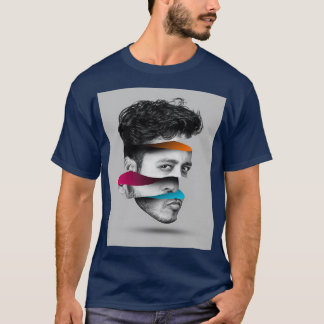 T-shirt face de coupe