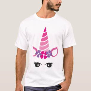 T-shirt Face de licorne
