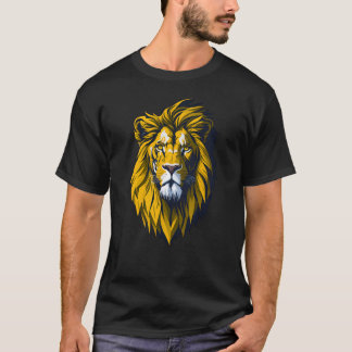 T-shirt Face de lion