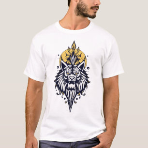 T-shirt face de lion
