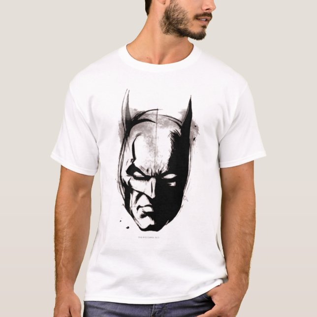 T-shirt Face dessinée Batman (Devant)