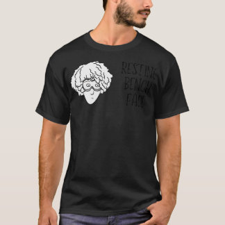 T-shirt Face du banc de repos Afro Mono
