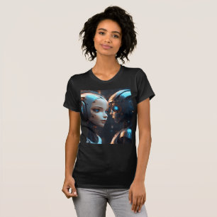 T-shirt Face du chatbot AI