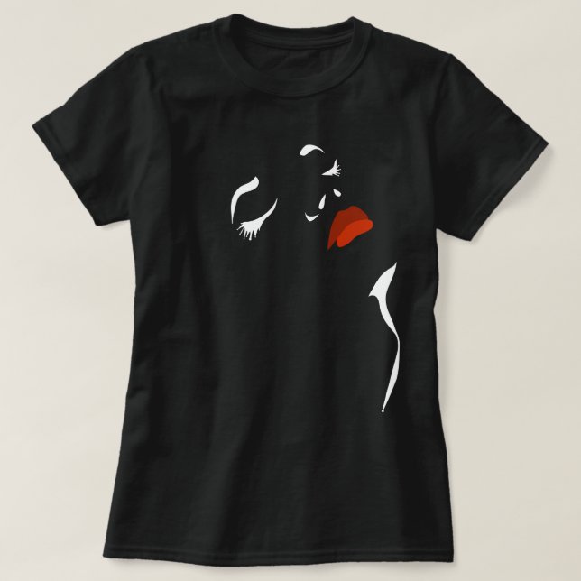 T-Shirt Face Glamor (Design devant)