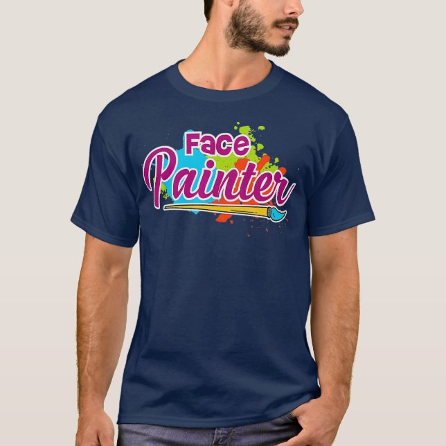 T-shirt Face painter gift for Makeup artist (Devant)